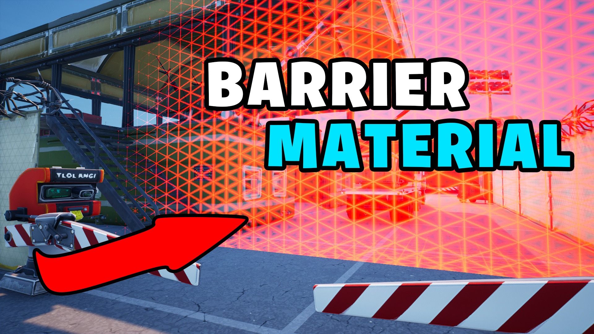 Custom Proximity Barrier Material 