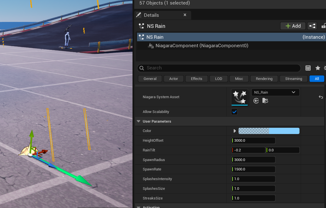 Rain VFX with Rain Ripples - Optimized for Multiplayer preview 2