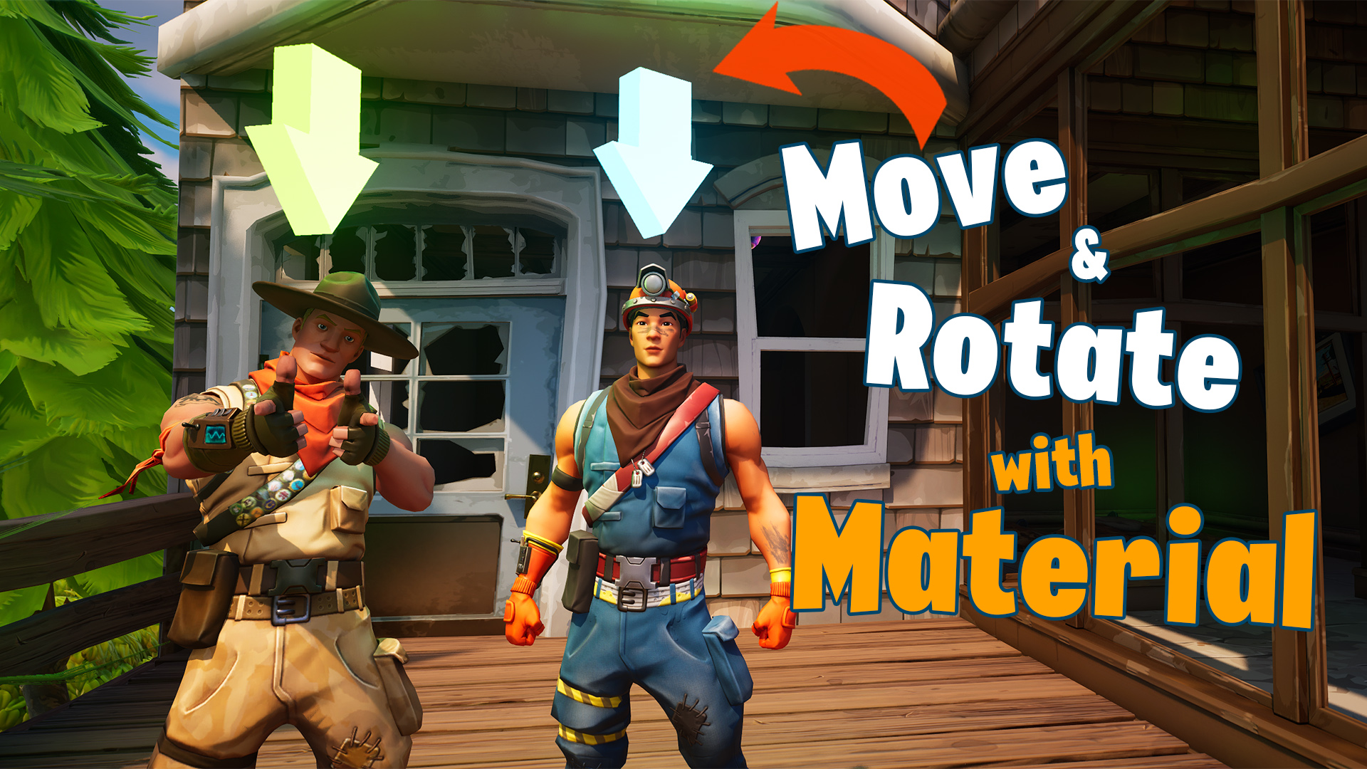 Move & Rotate Object with Material